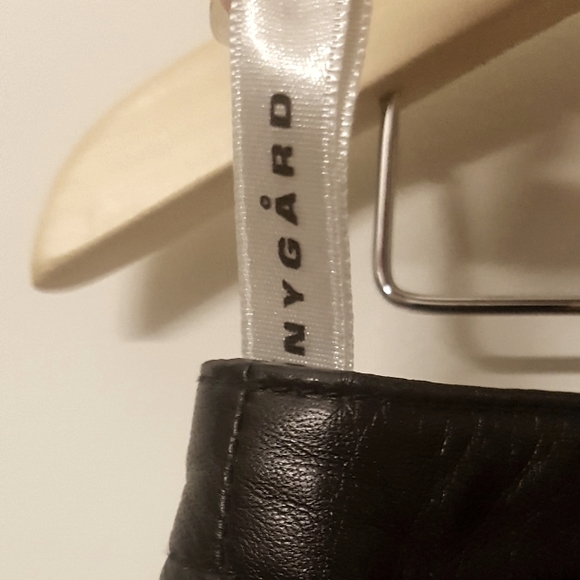 [NYGARD] Black leather pants - Picture 2 of 9